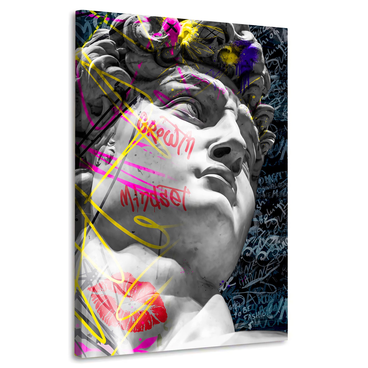 Pop Art David Style Wandbild Kunstwerk