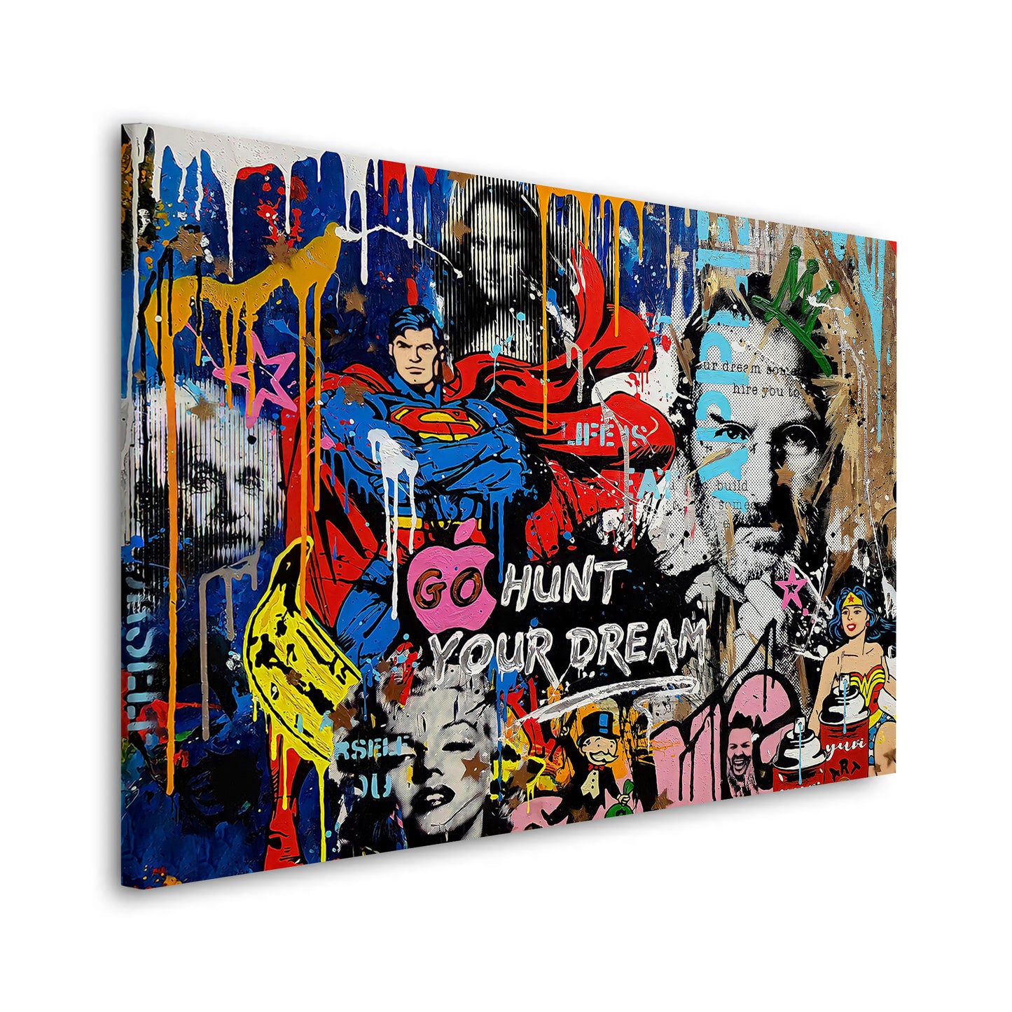 Pop Art Style Wandbild Kunstwerk