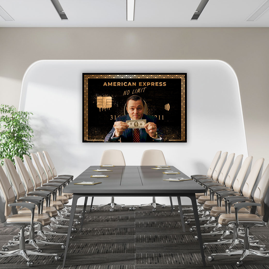 Motivation Geld & Erfolg Film No Limit Wandbild Kunstwerk