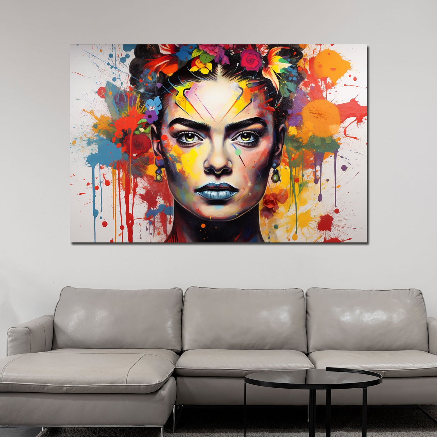 Pop Art Frida Wandbild Kunstwerk