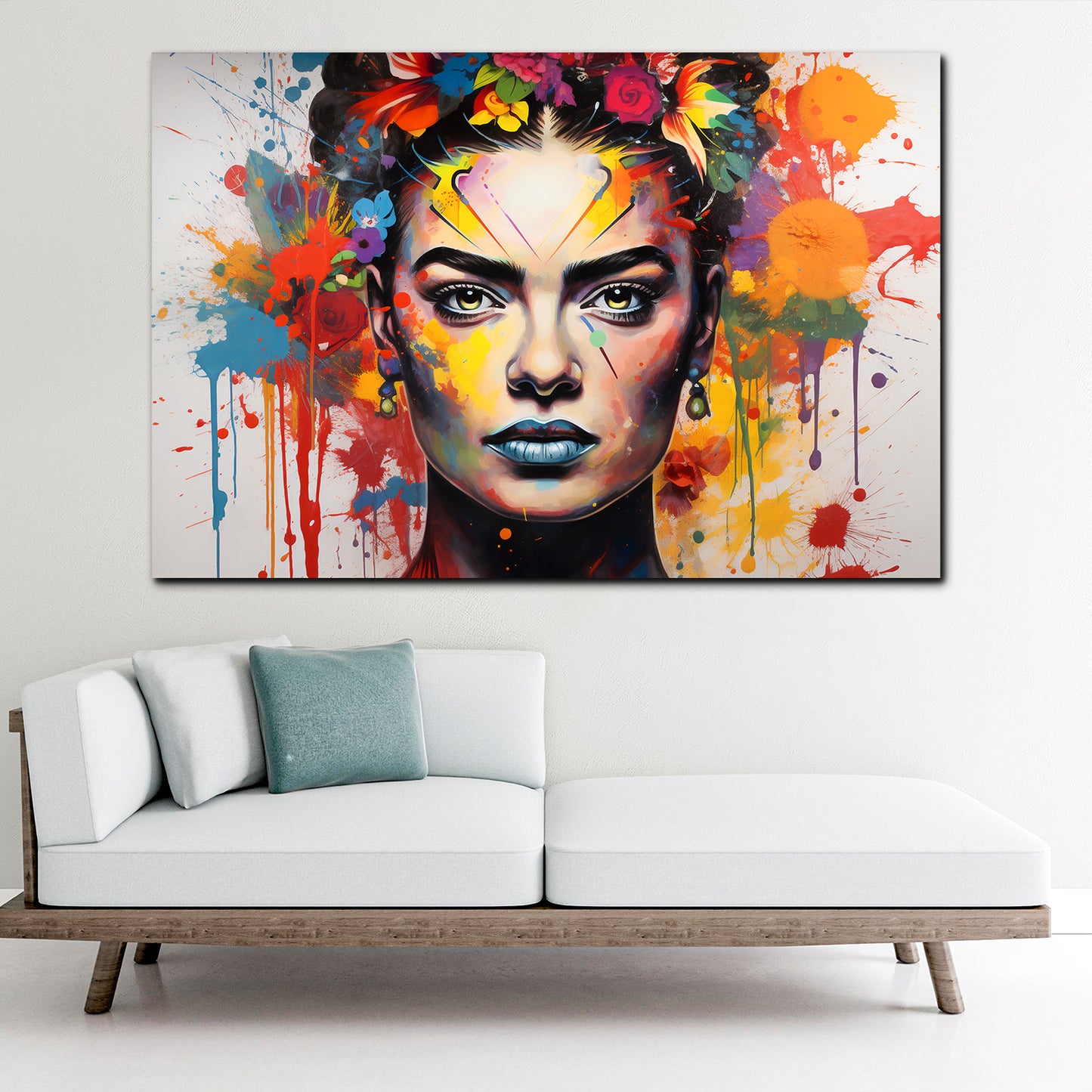 Pop Art Frida Wandbild Kunstwerk