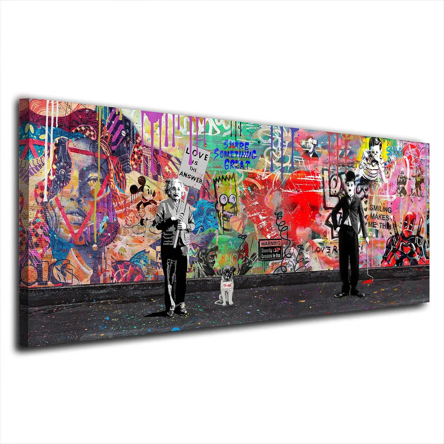 Street Art Charlie & Albert Wandbild Kunstwerk