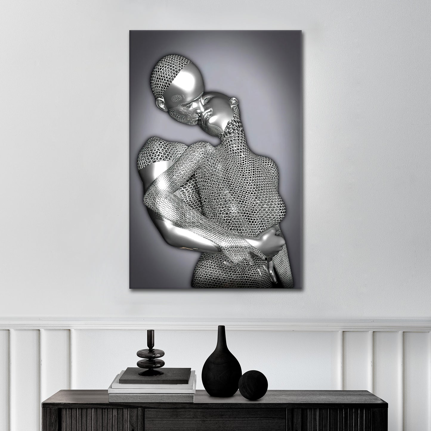 Surrealismus Abstract Two Lovers Wandbild Kunstwerk