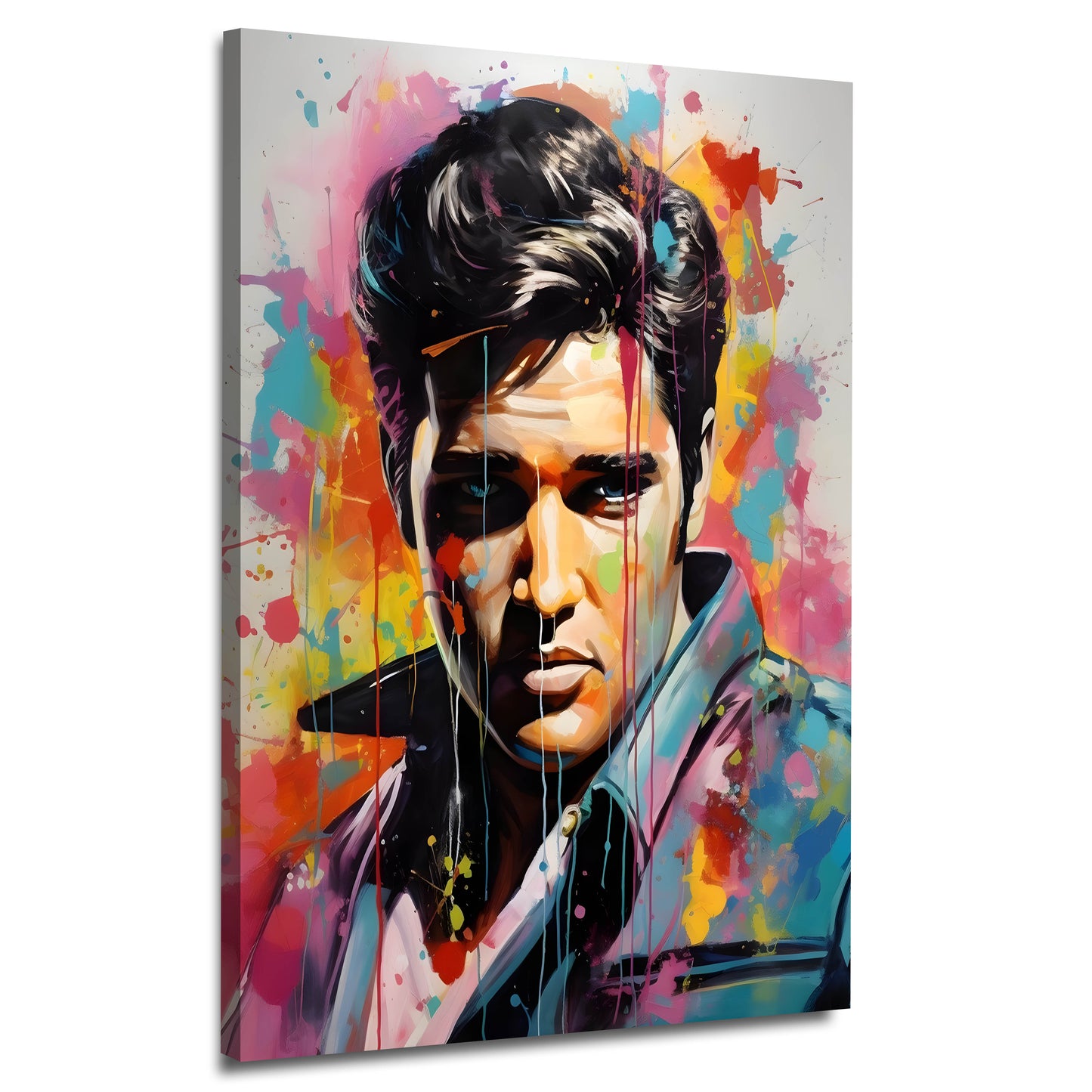 Abstrakt Elvis Style Wandbild Kunstwerk