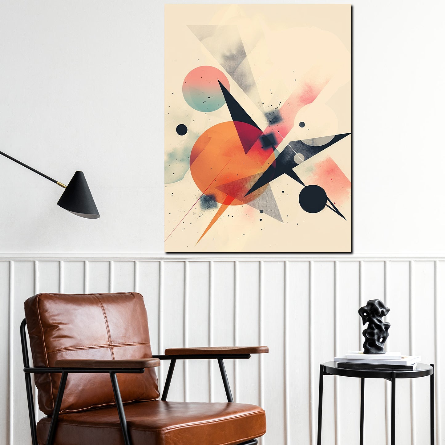 Wandbild abstrakt Geometrie modern