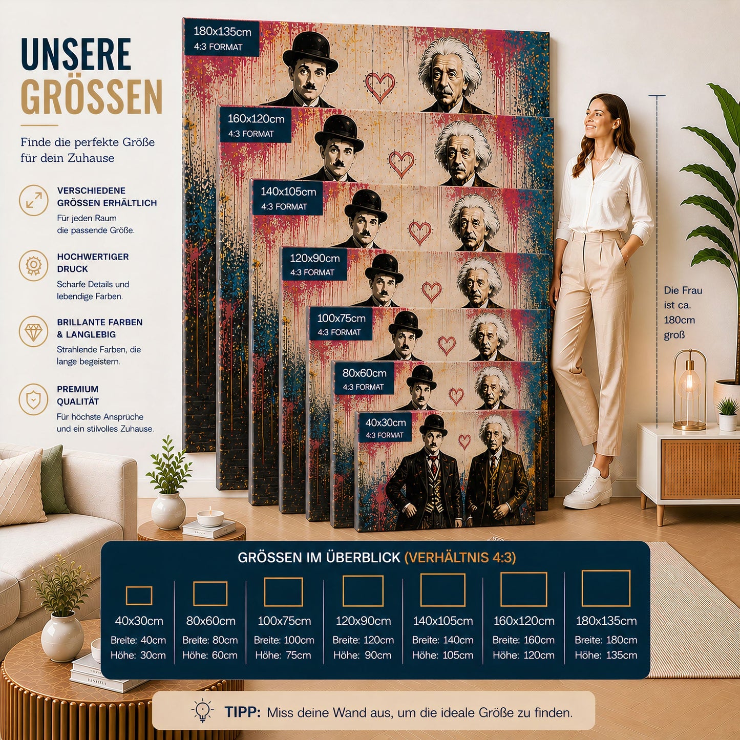 Wildnis Kängurufamilie Sonnenuntergang Wandbild