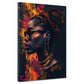 Wandbild African Woman Pop Art modern und farbenfroh