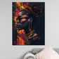 Wandbild African Woman Pop Art modern und farbenfroh