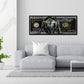 100 Dollar Trading Bull, Geld & Erfolg Börse Wandbild Kunstwerk