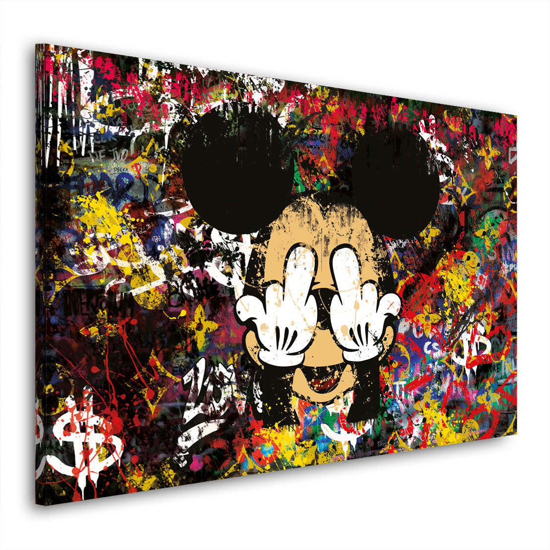 Abstract Maus Pop Art Comic Wandbild Kunstwerk