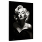 Beautiful Marilyn Black Style Wandbild Kunstwerk