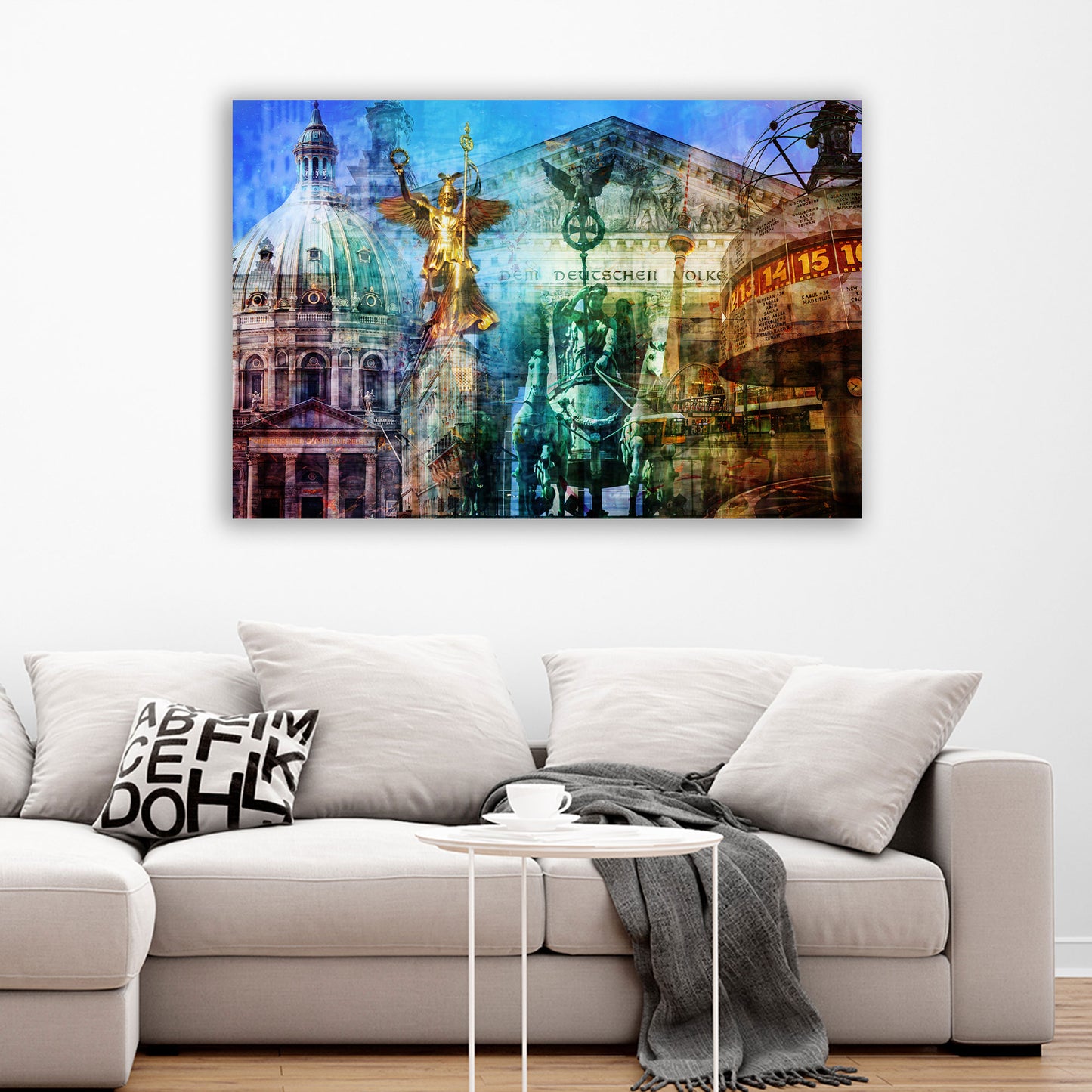 Berlin Pop Art Deutschland Wandbild Kunstwerk