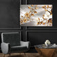 Blumen Gold Style Wandbild Kunstwerk
