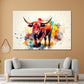 Wandbild Kunstwerk Bulle bunt Ausdruck Dynamik Pop Art modern