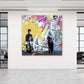 Charlie Pop Art Wandbild Kunstwerk
