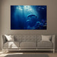 Delfinpaar Unterwasserwelt Meer Wandbild Kunstwerk