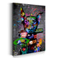 Dobermann Graffiti Street Art Wandbild Kunstwerk