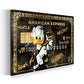 Duck Gangster, Comic Wandbild Kunstwerk