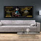 Pop Art Duck auf Dollar Schein - Street Art Design Wandbild Kunstwerk