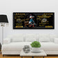 Pop Art Duck auf Dollar Schein - Street Art Design Wandbild Kunstwerk