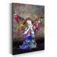 Wandbild Kunstwerk Engel kniend und betend Graffiti Style