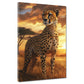 Gepard Anmut Afrika Natur Abendstimmung Wandbild Kunstwerk