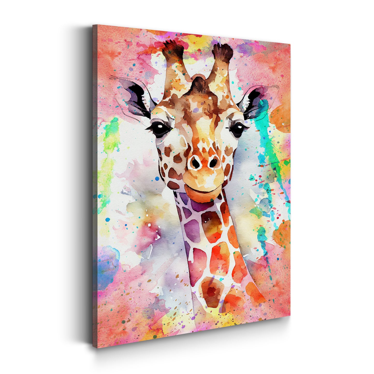 Giraffe Pop Art Abstract Wandbild Kunstwerk