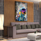 Astronaut Graffiti Street Art Wandbild Kunstwerk