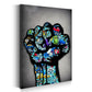 Wandbild Kunstwerk Graffiti Street Art Faust