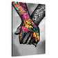 Hände In Love Pop Art Wandbild Kunstwerk