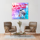2 Kinder We Are All In This Together, Pop Art Wandbild Kunstwerk