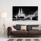Köln Skyline Kölner Dom schwarz weiss Wandbild Kunstwerk