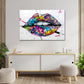 Lippen Street Art Lips, Pop Art Wandbild Kunstwerk