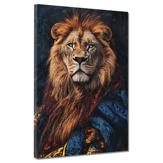 Wandbild Kunstwerk Löwe edel Gewand Anmut Macht Natur modern