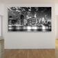 Manhattan New York Skyline Night Style schwarz weiß USA Wandbild