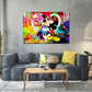 Wandbild Kunstwerk Maus Love, Pop Art Comic