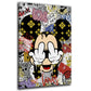 Mickey Abstract Style, Comic Wandbild Kunstwerk