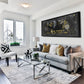 Hard Work Motivation Dollar Wallstreet Wandbild Kunstwerk