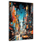 New York City Painting Style Wandbild Kunstwerk