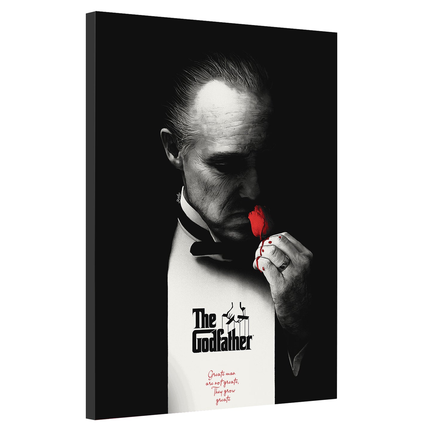 Godfather Black Edition Wandbild Kunstwerk