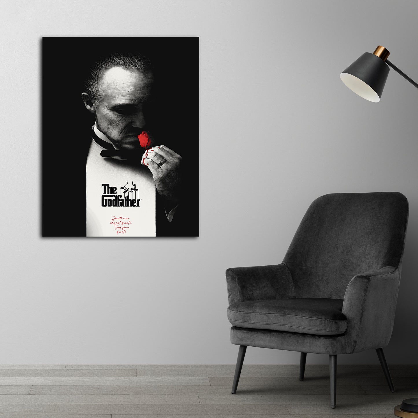 Godfather Black Edition Wandbild Kunstwerk