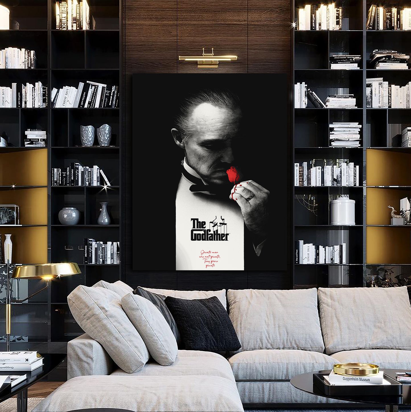 Godfather Black Edition Wandbild Kunstwerk