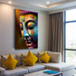 Wandbild Kunstwerk Pop Art Buddhagesicht Harmonie