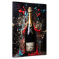 Pop Art Flasche Lifestyle Wandbild Kunstwerk