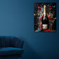 Pop Art Flasche Lifestyle Wandbild Kunstwerk