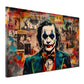 Pop Art Joker Newspaper Style Wandbild Kunstwerk