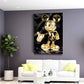 Wandbild Kunstwerk Pop Art Maus Glanz Eleganz Mode Inspiration