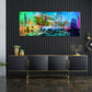 Wandbild Kunstwerk Stadtansicht Chicago USA Pop Art mit Architektur