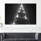 Wandbild Kunstwerk Städte Dubai Hochhaus Burj Khalifa Lichtaufnahme schwarz weiß