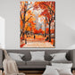 Wandbild Kunstwerk Städte New York Park Herbstfarben Natur Architektur